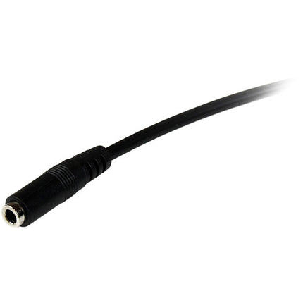 StarTech Cable Extensor de Auriculares 3.5mm TRRS 2m con Conectores Moldeados