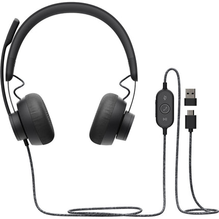 Logitech Zone Auriculares On-Ear con Micrófonos Cancelación de Ruido USB