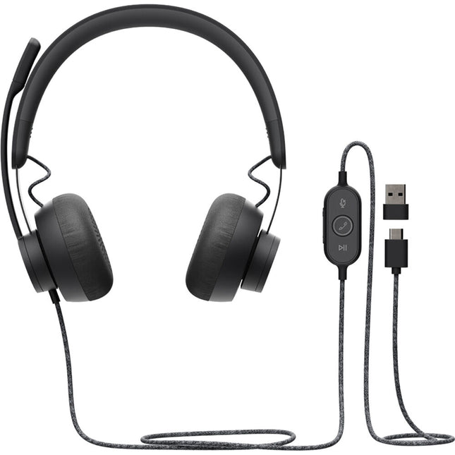 Logitech Zone Auriculares On-Ear con Micrófonos Cancelación de Ruido USB