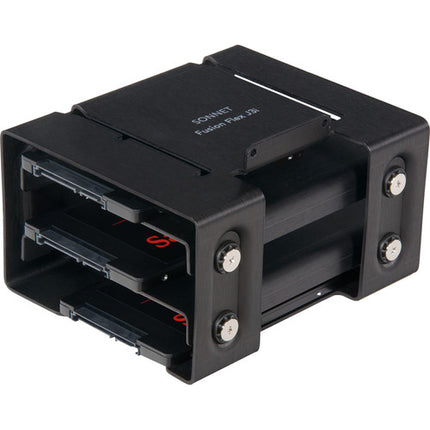 Sonnet Fusion Flex J3i Sistema de Montaje para 3 Discos SATA Mac Pro 2019 aluminio