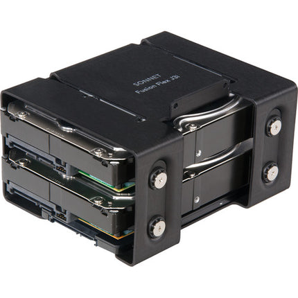 Sonnet Fusion Flex J3i Sistema de Montaje para 3 Discos SATA Mac Pro 2019 aluminio