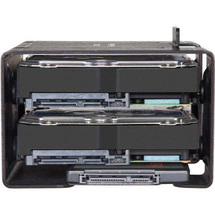 Sonnet Fusion Flex J3i Sistema de Montaje para 3 Discos SATA Mac Pro 2019 aluminio