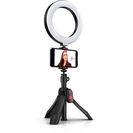 IK Multimedia iKlip Grip Pro soporte para smartphone trípode de 24.4 pulgadas con control remoto Bluetooth