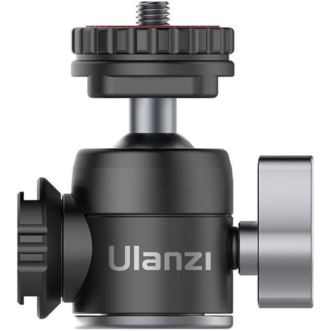 Ulanzi Dual Cold Shoe soporte con base rotatoria 360° carga 4.4 lb