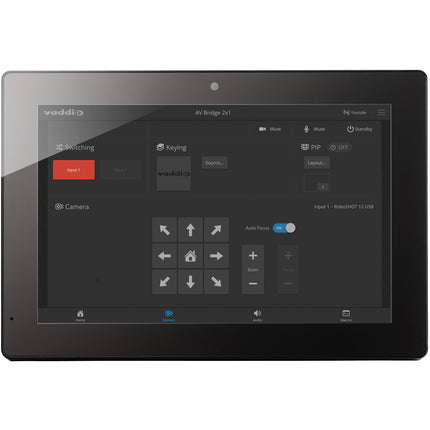 Vaddio Device Controller Controlador para dispositivos con montura de acero PoE y soporte de mesa delgado
