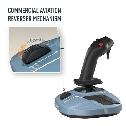Thrustmaster TCA Sidestick Airbus Edition Joystick Ambidiestro 17 Botones