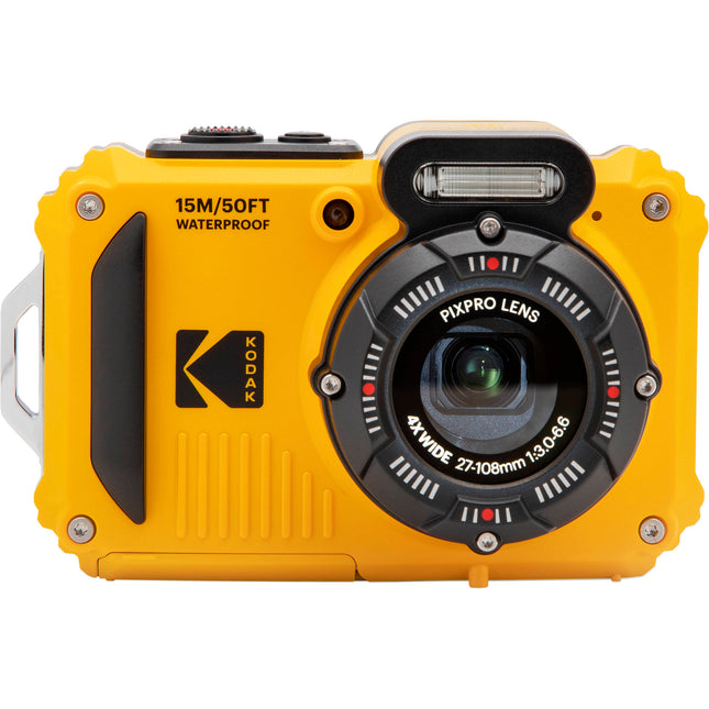 Kodak PIXPRO WPZ2 Cámara Digital Amarilla 16.35MP Zoom 4x Pantalla 2.7"