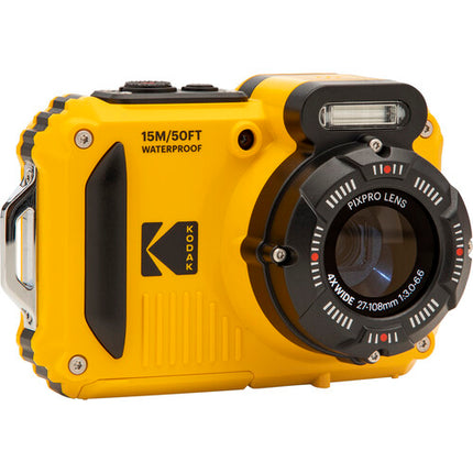 Kodak PIXPRO WPZ2 Cámara Digital Amarilla 16.35MP Zoom 4x Pantalla 2.7"