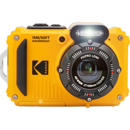 Kodak PIXPRO WPZ2 Cámara Digital Amarilla 16.35MP Zoom 4x Pantalla 2.7"