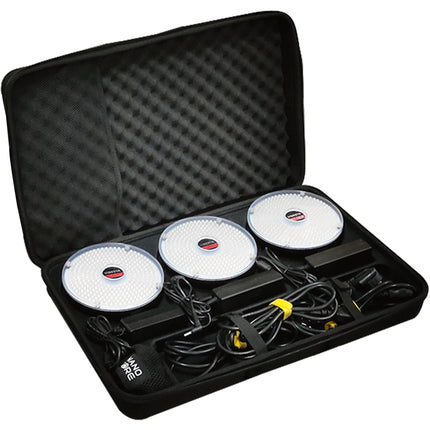 Vibesta Peragos Bi-Color Disc 304B Kit de Iluminación 3 Luces con Case