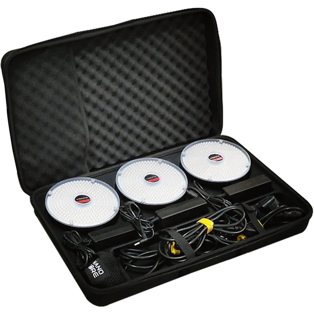 Vibesta Peragos Bi-Color Disc 304B Kit de Iluminación 3 Luces con Case