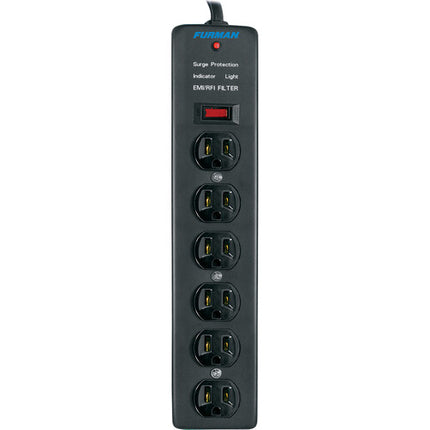 Furman Pro Plug Regleta 6 Tomas Protección Sobretensión 540 Joules 15 Pies