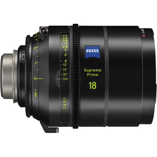 ZEISS Supreme Prime 18mm T1.5 Lente con Montura PL y Soporte