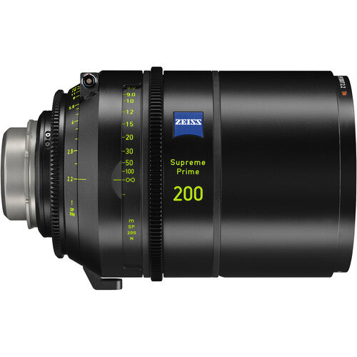 ZEISS Supreme Prime 200mm T2.2 Lente de Cine PL Montura 6.56' Distancia Mínima Foco
