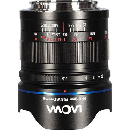 Venus Optics Laowa 9mm f5.6 FF RL Objetivo para Sony E con 135° AOV y Parasol integrado