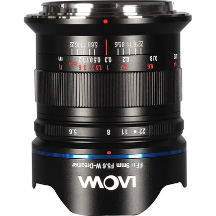Venus Optics Laowa 9mm f5.6 FF RL objetivo para Nikon Z 135º Ángulo de visión y diafragma de 5 palas