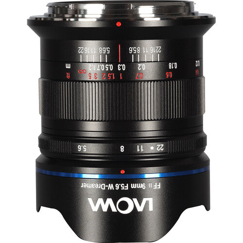 Venus Optics Laowa 9mm f5.6 FF RL objetivo para Nikon Z 135º Ángulo de visión y diafragma de 5 palas