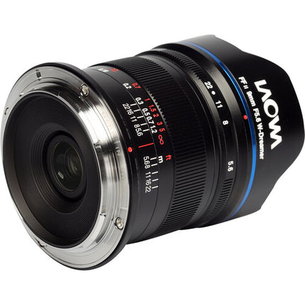 Venus Optics Laowa 9mm f5.6 FF RL objetivo para Nikon Z 135º Ángulo de visión y diafragma de 5 palas