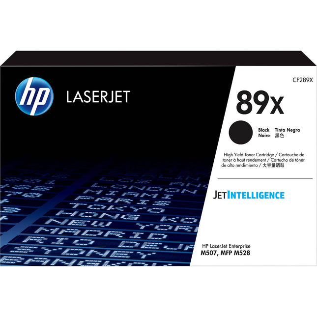 Cartucho de tóner negro HP 89X alto rendimiento para impresoras LaserJet 10000 páginas