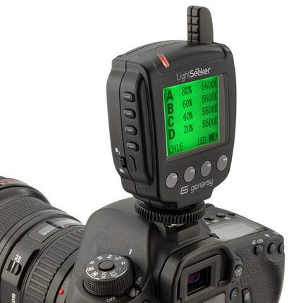 Genaray Light Seeker Control Remoto para Powerhouse 100' Alcance 16 Canales
