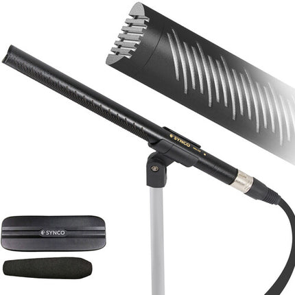Synco Mic-D2 Micrófono Shotgun Hipercardioide con Cable XLR de 10 pies