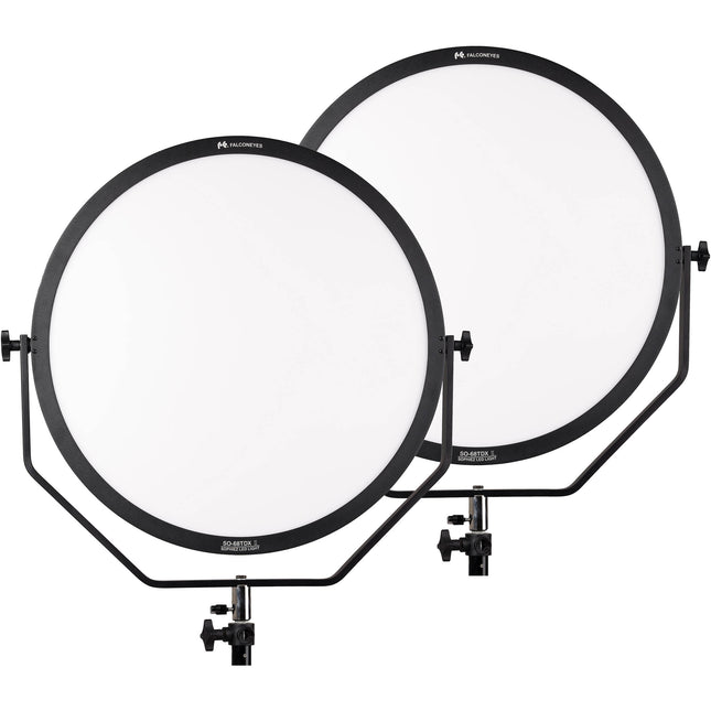 Falcon Eyes SO-68TDX II Luz Suave LED Doble con Efectos y Placas de Batería