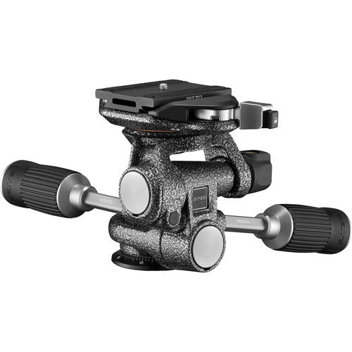 Gitzo GT2542 Mountaineer Serie 2 Trípode de Fibra de Carbono 69.6" Alto 28.6 lb Capacidad con Cabezal Fluido 3 Vías