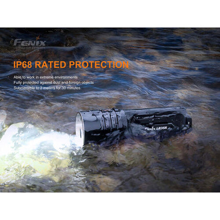 Fenix Flashlight LR35R Linterna Recargable Compacta 10000 lúmenes Haz 90° USB Type-C