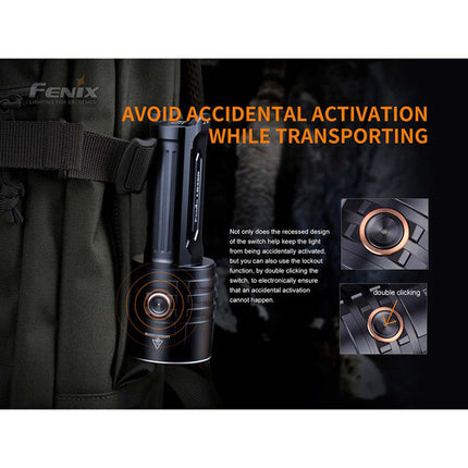 Fenix Flashlight LR35R Linterna Recargable Compacta 10000 lúmenes Haz 90° USB Type-C