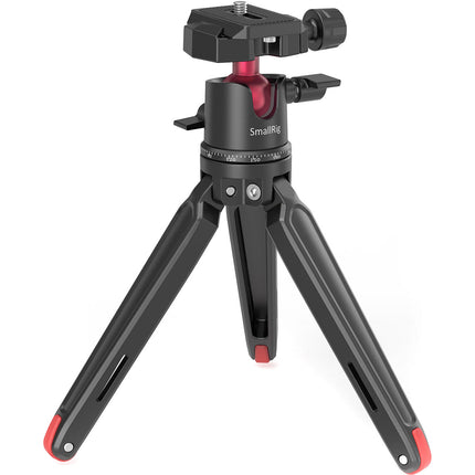 SmallRig Tabletop Mini Trípode de Mesa con Cabezal Panorámico 4.4 lb Panorámico 360°