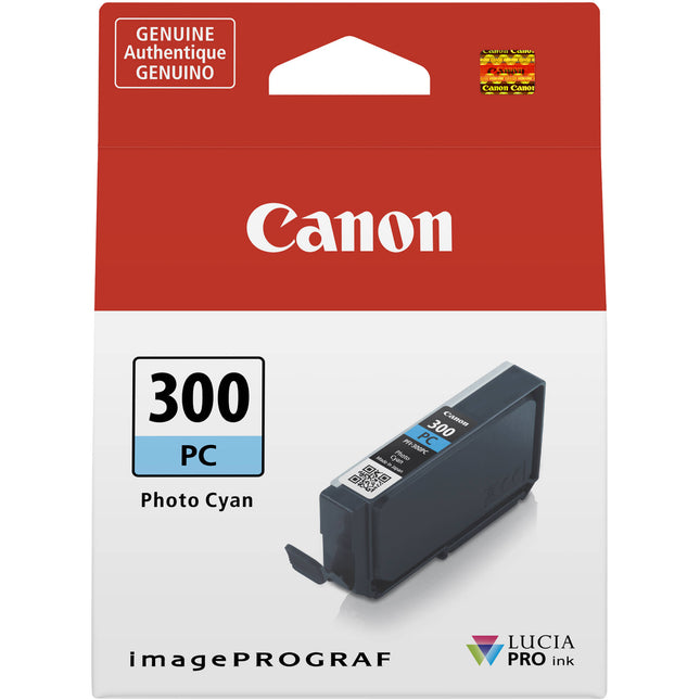 Tinta Canon PFI-300 Foto Cian para Impresora imagePROGRAF PRO-300