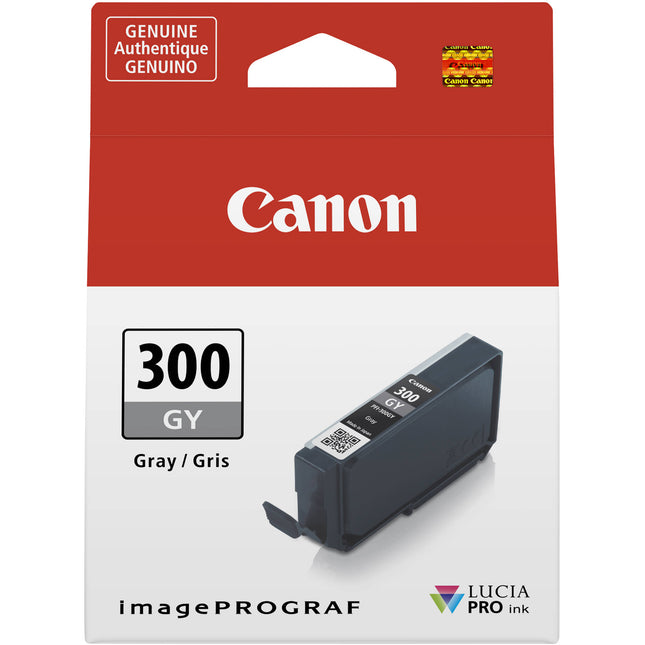Canon PFI-300 Cartucho de Tinta Gris para Impresora imagePROGRAF PRO-300