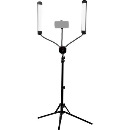 FotodioX Selfie Starlite Stix Kit de iluminación LED 11 x 2" con soporte 6 pies