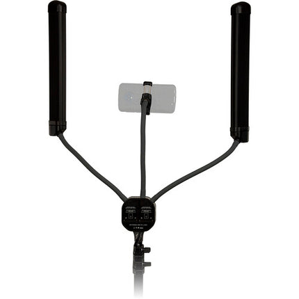 FotodioX Selfie Starlite Stix Kit de iluminación LED 11 x 2" con soporte 6 pies