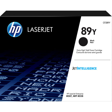 Cartucho de tóner HP 89Y negro extra alto rendimiento 20000 páginas para LaserJet Enterprise