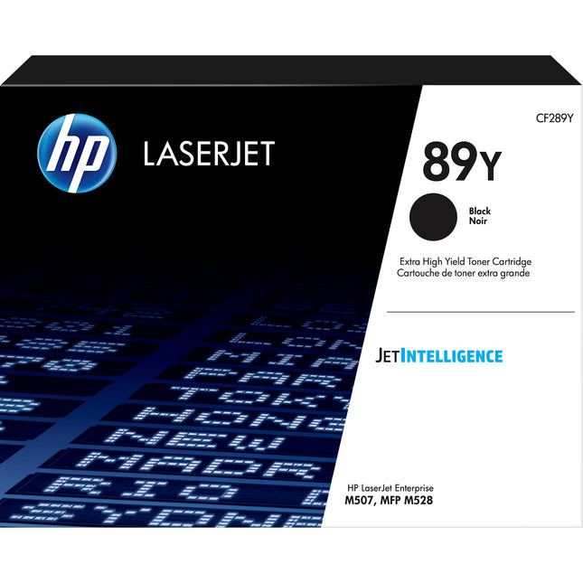 Cartucho de tóner HP 89Y negro extra alto rendimiento 20000 páginas para LaserJet Enterprise