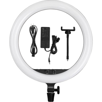 Godox LR150 Luz Circular LED Bicolor 18" 3000-6000K Dimmable USB