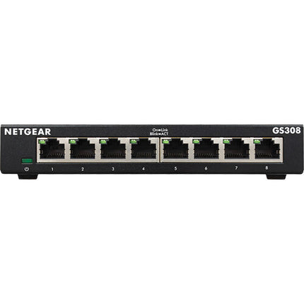 Netgear 8-Port Switch Gigabit Ethernet 16 Gb/s Sin Ventilador Conmutador Rápido