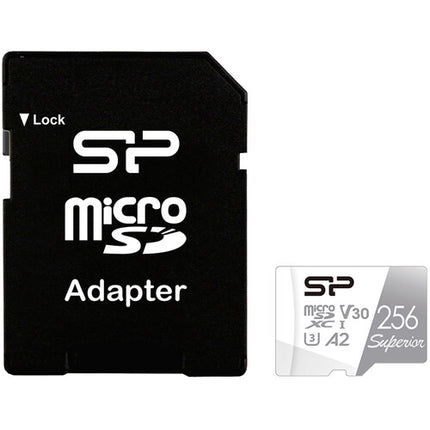 Silicon Power 256GB microSDXC Clase 10 UHS-I 100MB/s con Adaptador SD