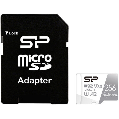 Silicon Power 256GB microSDXC Clase 10 UHS-I 100MB/s con Adaptador SD