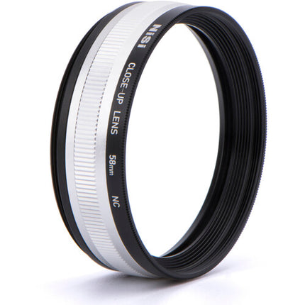 NiSi 58mm Lente de Primer Plano NC Kit con Anillos 49 y 52mm y Funda