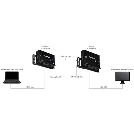 StarTech Ultra HD 4K Extensor HDMI HDBaseT Kit 1080p hasta 330 pies PoH