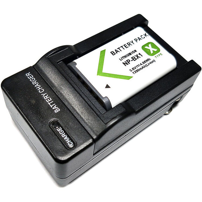 Bescor Sony Style NPBX1 Kit Batería Li-Ion 3.7V 1000mAh y Cargador Multi-Voltaje