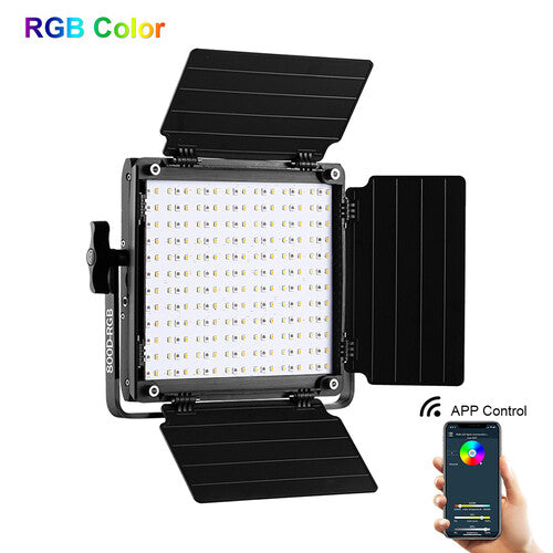 GVM 800D-RGB Panel LED para estudio 10 6x10 3 pul 720 Lux CRI 97