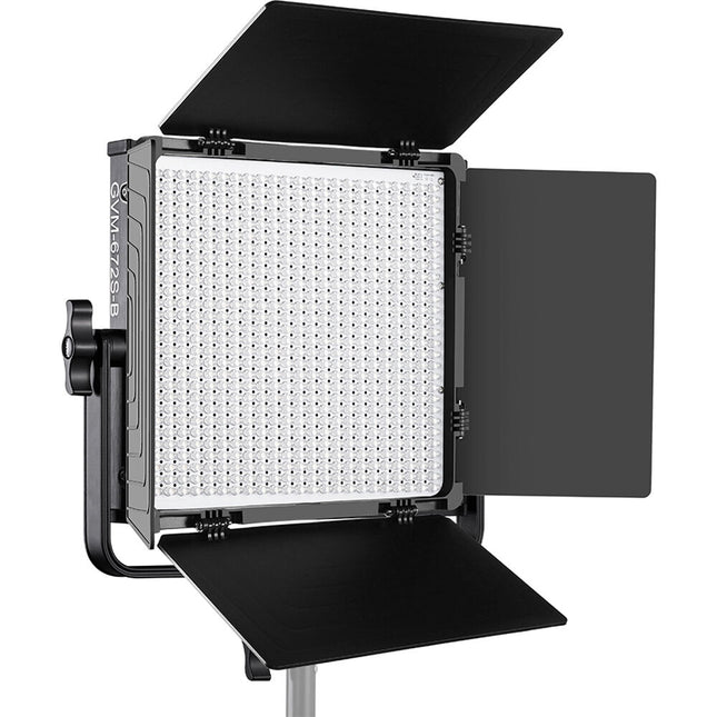 GVM 672S-B Panel LED Bicolor 2000 Lux 45° con Difusor y Barndoor