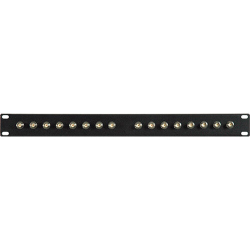 TecNec Panel Patch Bay SDI 12G 16 Puertos BNC 1 RU resistente
