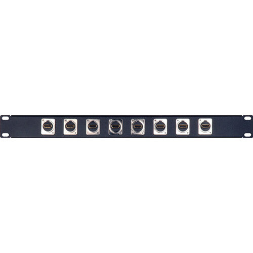 TecNec Patch Bay HDMI 16 Puertos Tipo A 2 RU Acero Negro