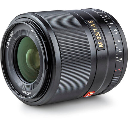 Viltrox AF 23mm f/1.4 Objetivo Sony E con 9 Láminas Diafragma y USB