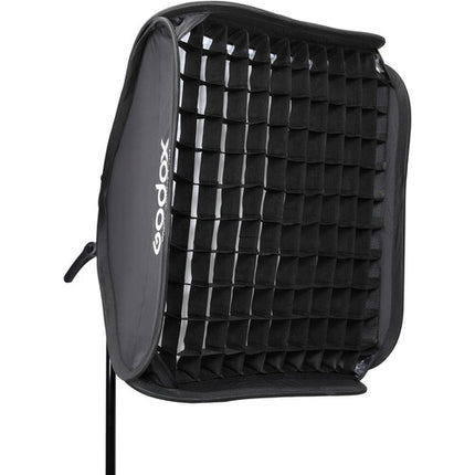 Godox S2 Soporte para Speedlight con Softbox 60 x 60 cm Grid y Bolsa