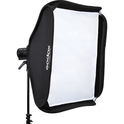 Godox S2 Soporte para Flash con Softbox 31.5x31.5 cm Rejilla y Bolsa